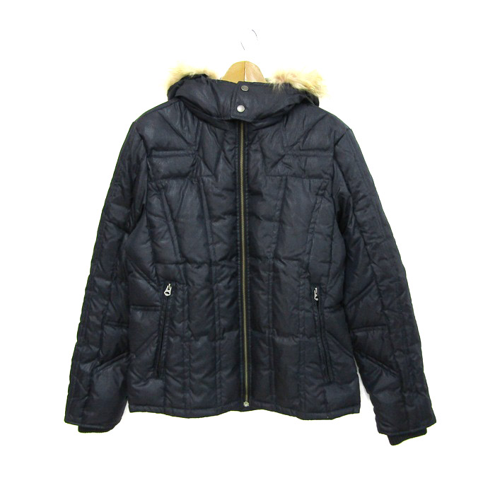 イッカ ダウンジャケット ジャンパー アウター ファー付き 大きい