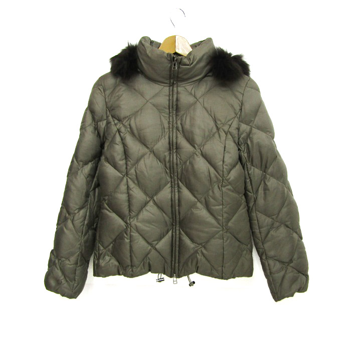 ニジュウサンク ダウンジャケット ジャンパー アウター ファー付き  