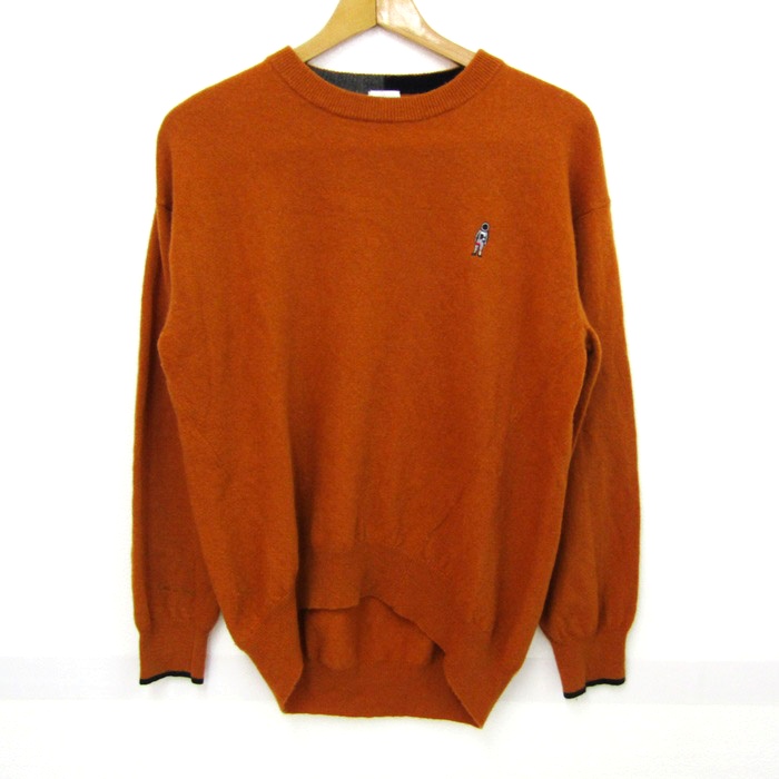 ポールスミス セーター トップス長袖 クルーネック ニット メンズ Mサイズ ブラウン Paul Smith ポールスミス セーター トップス長袖 クルーネック ニット