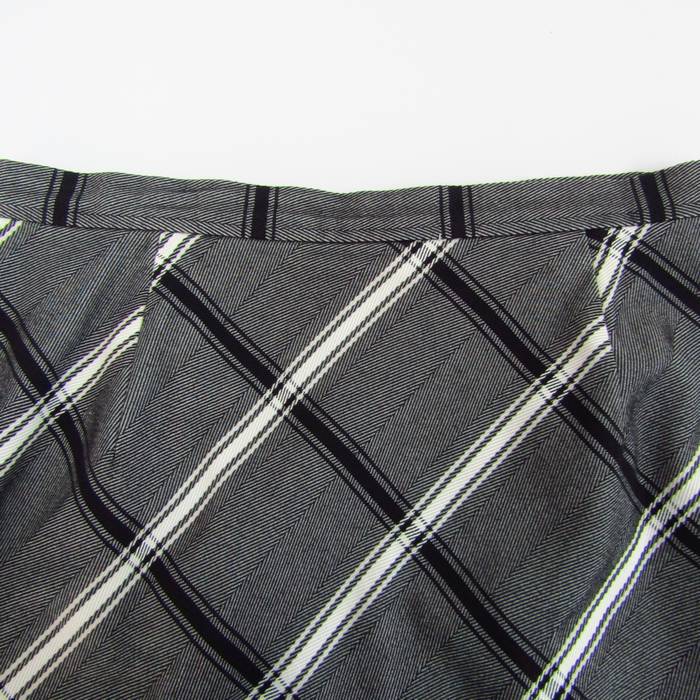 ニジュウサンク Aラインスカート チェック柄 大きいサイズ ボトムス  