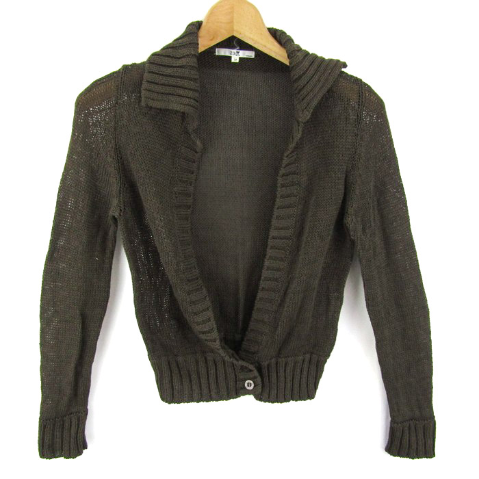 ニジュウサンク ニット トップス カシュクール コットン レディース 38サイズ ブラウン 23区 ニジュウサンク ニット トップス カシュクール コットン