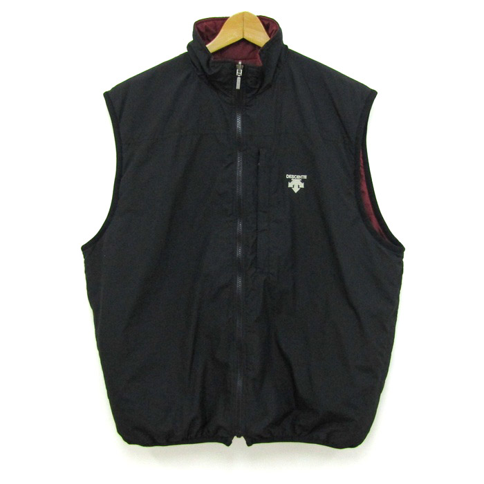 DESCENTE GOLF ブラックジャケット Lサイズ デサントゴルフ DESCENTE ゴルフ フルジップジャケット（ルーズ