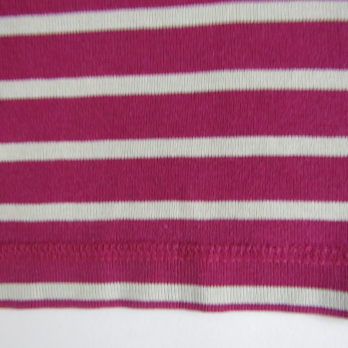 ラコステ 長袖Tシャツ クルーネック ボーダー トップス レディース 40