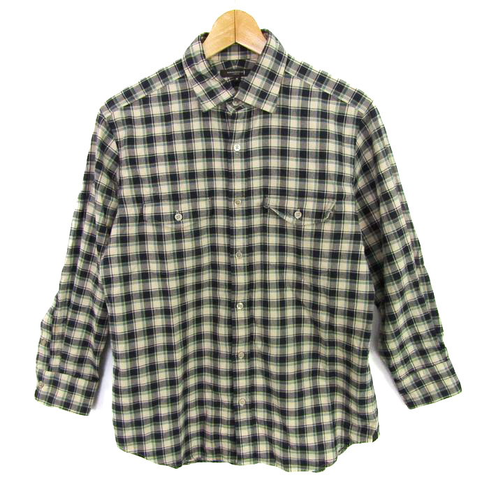 マッキントッシュ ロンドン 長袖シャツ トップス チェック柄 コットン