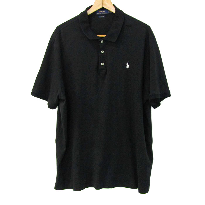 【新品】POLOラルフローレン半袖ポロシャツUS:L黒ブラック 新品POLOラルフローレン半袖ポロシャツUS:L黒ブラック - メルカリ