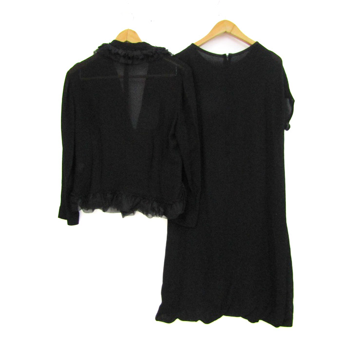 SHIZUKA KOMURO レースブラウス 透け感 上品42 ギャザーレース - 4298