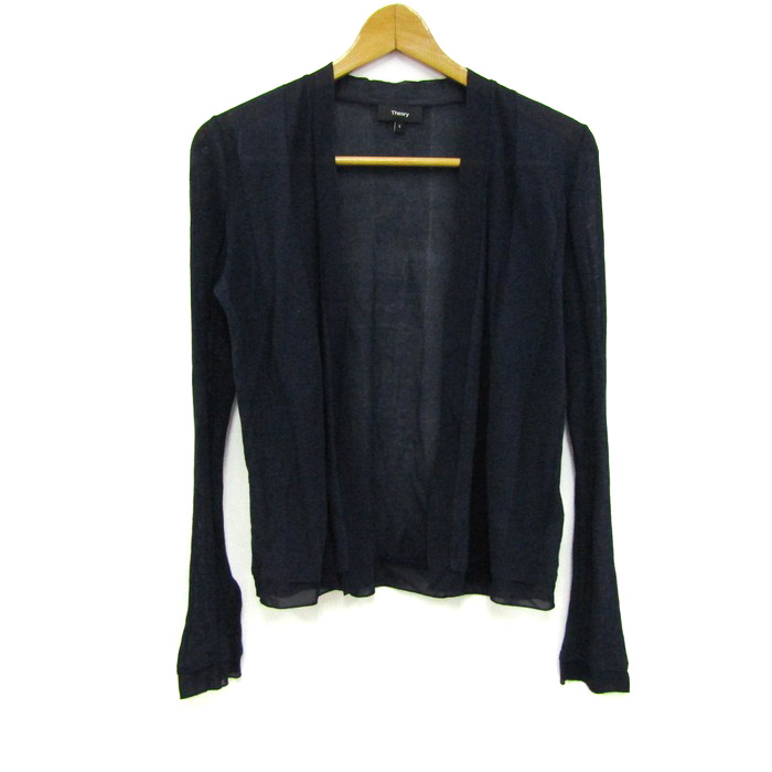 レオナール LEONARD Vネック 長袖 総柄 シアー カーディガン L BROWN/BLACK/MUSTARD(ブラウン/ブラック/マスタード) 春夏秋 レディース LEONARD - レオナール Vネック 長袖 総柄 シアー カーディガン L
