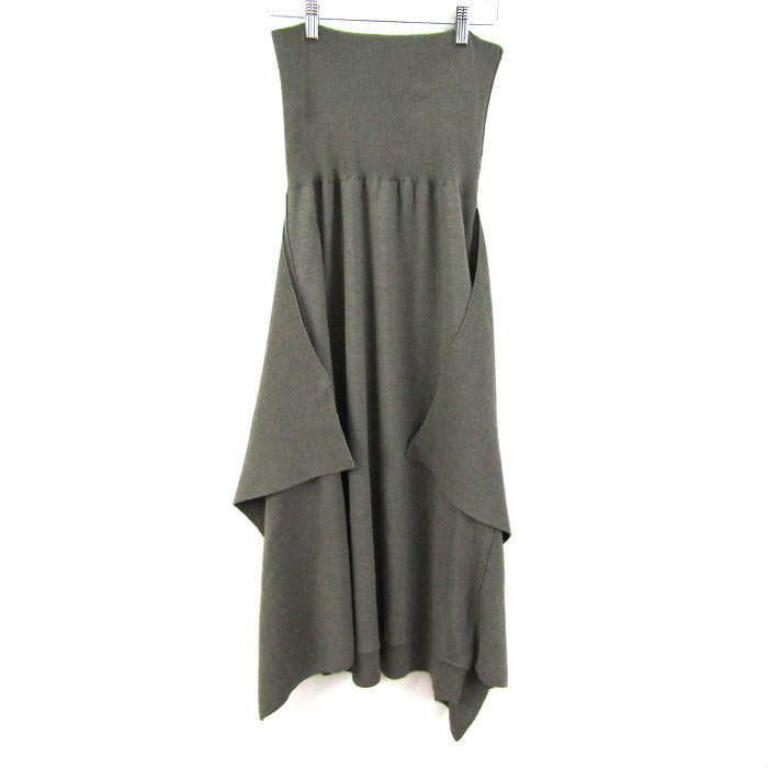イッセイミヤケ ISSEY MIYAKE スカート グレー Mサイズ ISSEY