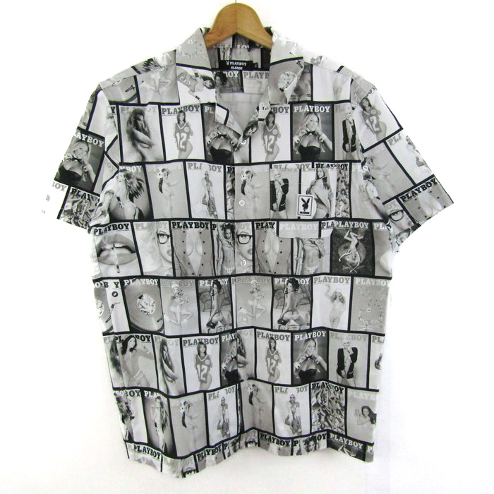 プレイボーイ 半袖シャツ XLARGE コラボ 大きいサイズ トップス メンズ 