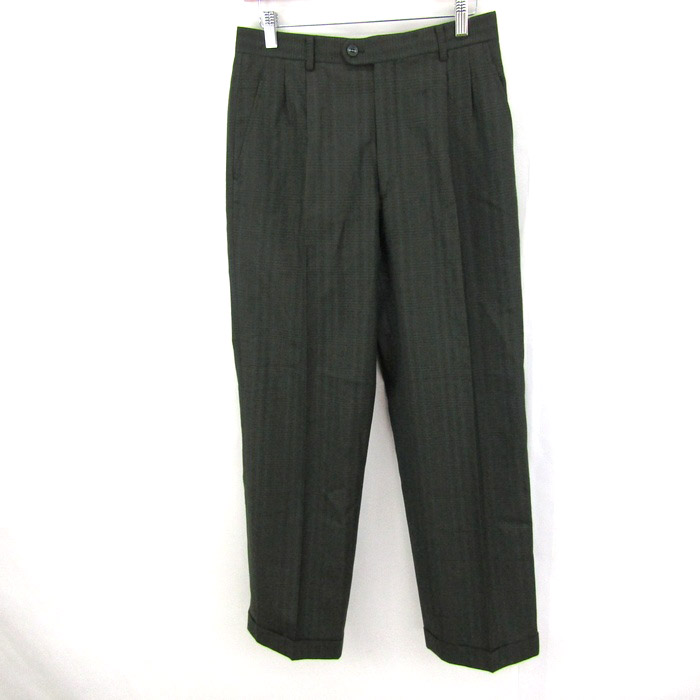 Christian Dior　クリスチャンディオール ウールパンツ 黒 Christian Dior クリスチャンディオール ウールパンツ 黒