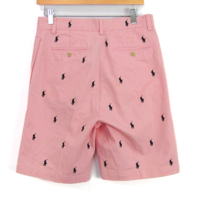90s ポロバイラルフローレン 花柄 コットン ハーフパンツ ピンク 90s ポロバイラルフローレン 花柄 コットン ハーフパンツ ピンク