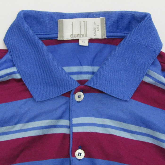 dunhill/ダンヒル ライトブルー チェックポロシャツ dunhill/ダンヒル ライトブルー チェックポロシャツ 楽天市場