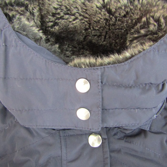 ARMANI JEANS - アルマーニ・ジーンズ ダウンジャケット ジャンパー アウター ダウンコート レディース USA4サイズ ネイビー ARMANI JEANS ARMANI JEANS - アルマーニ・ジーンズ ダウンジャケット