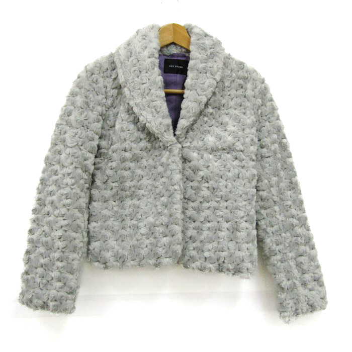 レイビームス ファージャケット フェイクファー アウター レディース  