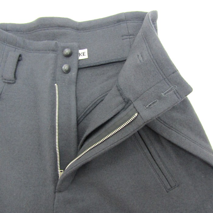 イッセイミヤケパンツ イッセイミヤケ クロップドパンツ ウール ボトムス レディース S