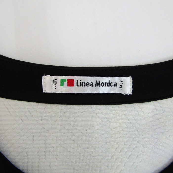 リネアモニカ チュニック シャツ 長袖 ストレッチ ブランド トップス 黒 レディース Lサイズ ブラック系 Linea Monica リネアモニカ チュニック シャツ 長袖 ストレッチ ブランド