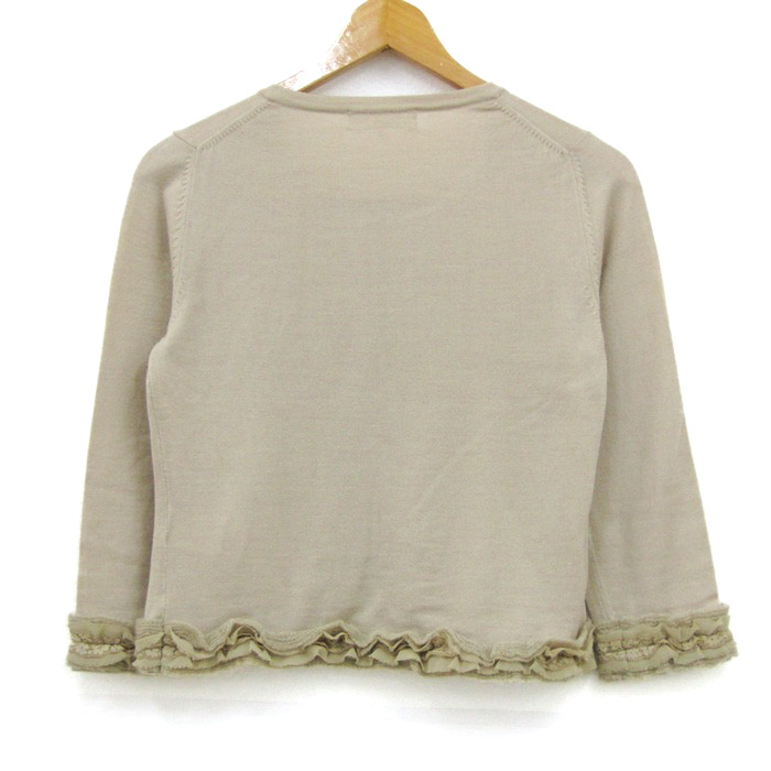 エムプルミエ 長袖カーディガン トップス レディース 38サイズ ブラック M-premier エムプルミエ（長さ（袖）長袖）（トップス｜レディース