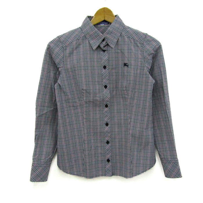 CBチェックシャツ 長袖シャツ BLACK LABEL CRESTBRIDGE（ブラック