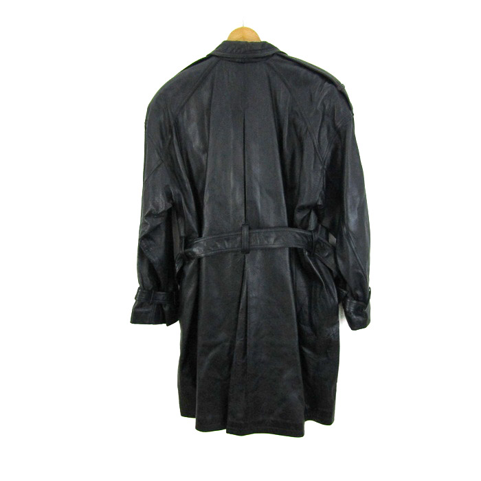 RAGAZZI ブラック 羊革　バルカラー　レザージャケット　古着　クラシック 中古・古着通販】MARKA black label (マーカ ブラックレーベル