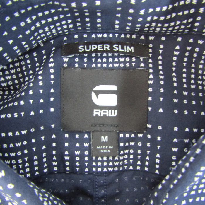 G-STAR RAW ジースターロゥ 長袖シャツ チェック柄 XL グリーン ジースターロウ 長袖シャツ スーパースリム チェック柄 トップス