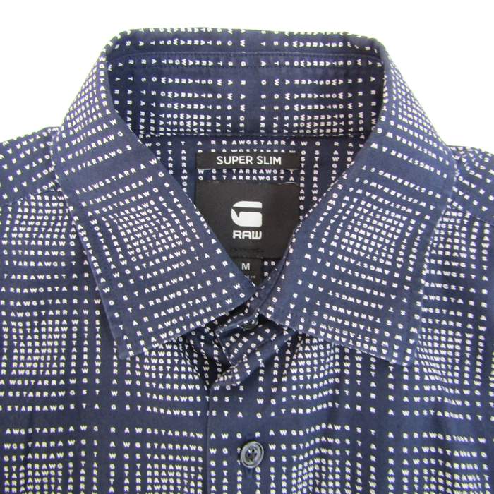 G-STAR RAW ジースターロゥ 長袖シャツ チェック柄 XL グリーン ジースターロウ 長袖シャツ スーパースリム チェック柄 トップス