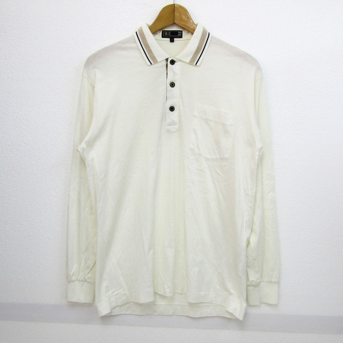 DAKS ゴルフポロシャツ Lサイズ ホワイト新品長袖 DAKS ゴルフポロシャツ Lサイズ ホワイト新品長袖 楽天市場