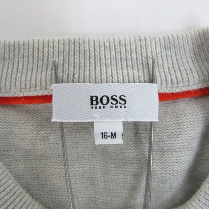 HUGO BOSS - coco 中古 ヒューゴボス HUGO BOSS メンズ ベスト S 白 ホワイト Vネックニット 春秋 シンプル ロゴ HUGO BOSS - coco 中古 ヒューゴボス HUGO BOSS メンズ ベスト S