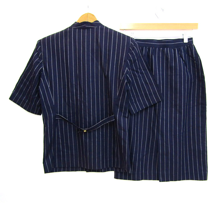 未使用　美品　HANAE MORI モリハナエ　春夏　セットアップスーツ ハナエモリ サマースーツ セットアップ上下セット ブランド レディース