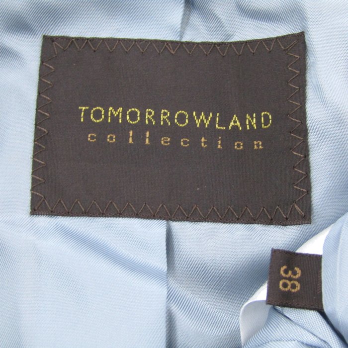 【未使用】TOMORROWLAND テーラードジャケット イタリア製生地 春夏 トゥモローランド テーラードジャケット アウター イタリア製