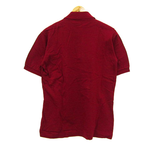 シュミーズラコステ ポロシャツ トップス 半袖 ゴルフウエア 大きいサイズ レディース 4サイズ エンジ CHEMISE LACOSTE シュミーズラコステ ポロシャツ トップス 半袖 ゴルフウエア