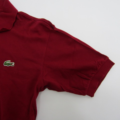 シュミーズラコステ ポロシャツ トップス 半袖 ゴルフウエア 大きいサイズ レディース 4サイズ エンジ CHEMISE LACOSTE シュミーズラコステ ポロシャツ トップス 半袖 ゴルフウエア