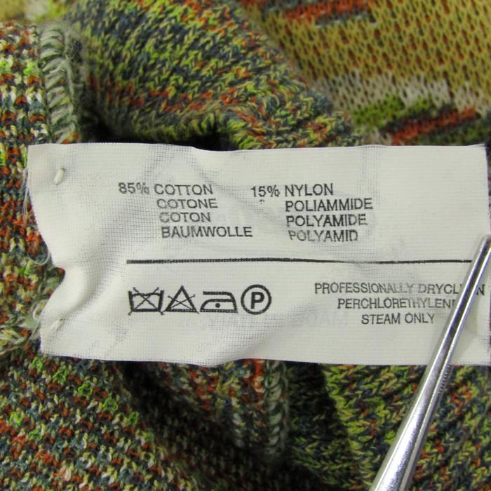 ミッソーニ MISSONI コットン ハーフジップ プルオーバーニット L ベージュ×パープル系 ミッソーニ セーター 長袖 クルーネック 総柄 トップス メンズ 52