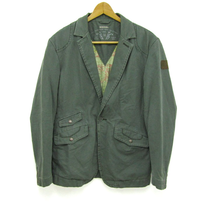 D-REGER-D Blazer in lightly treated denim｜ブルー