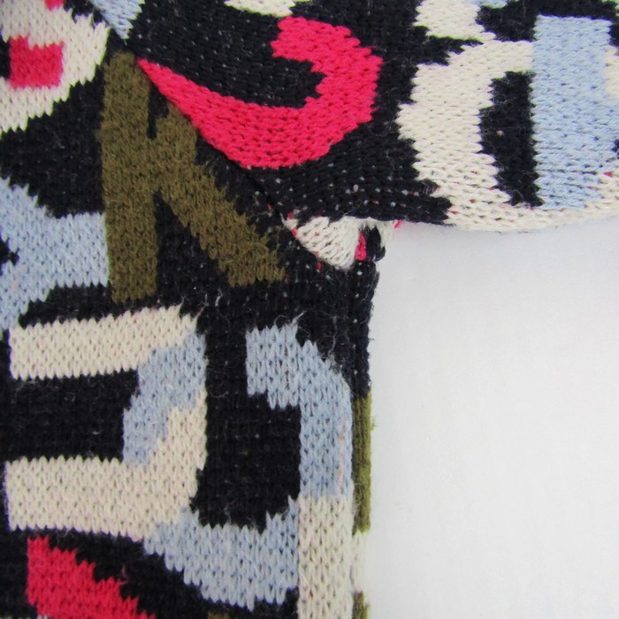 JACK BUNNY ジャックバニー ニット セーター ウール混 チェック 4 JACK