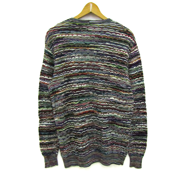 ●新品未使用  Missoni ミッソーニ トップス 40サイズ ミッソーニ セーター 長袖 クルーネック トップス メンズ 1