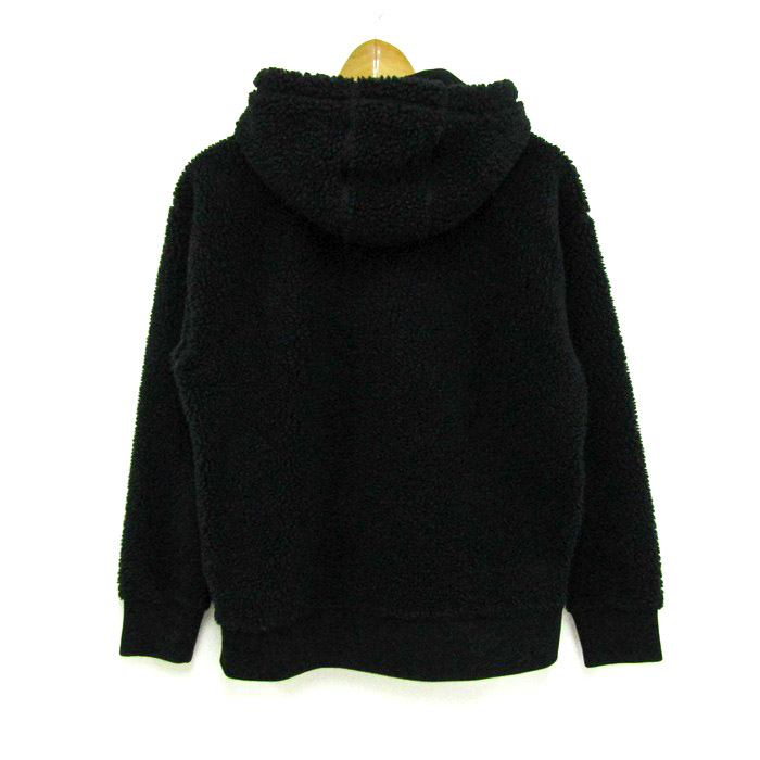 トミージーンズ ボアパーカー ハーフジップ トップス レディース XSサイズ ブラック系  JEANS トミージーンズ ボアパーカー ハーフジップ トップス レディース