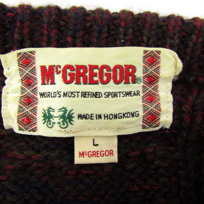 McGREGOR - マックレガー ニット 長袖 クルーネック ウール