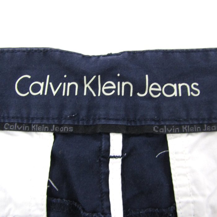 カルバンクラインジーンズ テーパードパンツ ストレッチ ボトムス メンズ W32 L32サイズ ネイビー   Jeans カルバンクラインジーンズ テーパードパンツ ストレッチ ボトムス