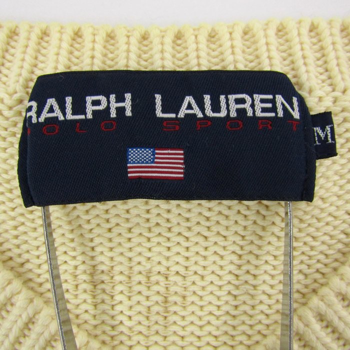 ラルフローレンポロスポーツ セーター トップス Vネック コットン