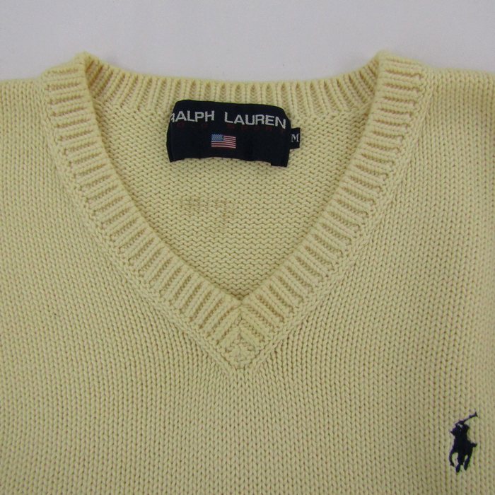 ラルフローレンポロスポーツ セーター トップス Vネック コットン