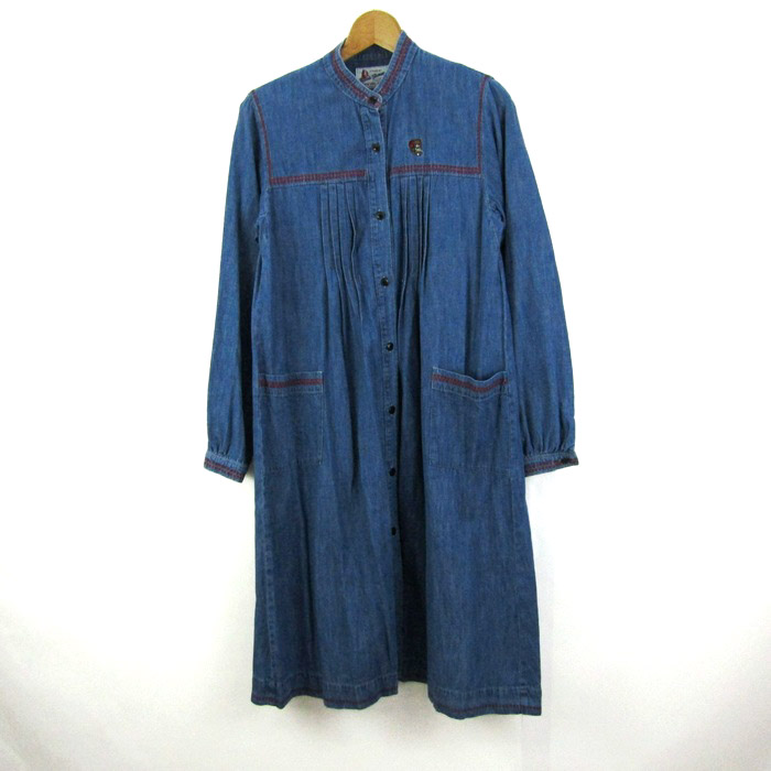 ヒステリックグラマー ワンピース トップス 長袖 デニム シャツワンピ  