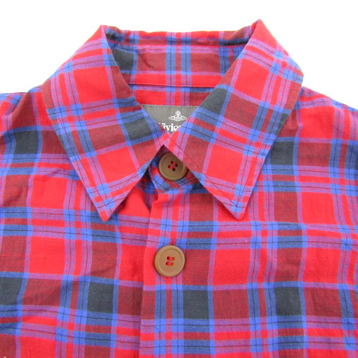 Vivienne Westwood MANチェック柄長袖シャツ M ヴィヴィアン ヴィヴィアンウエストウッドマン Vivienne Westwood MAN