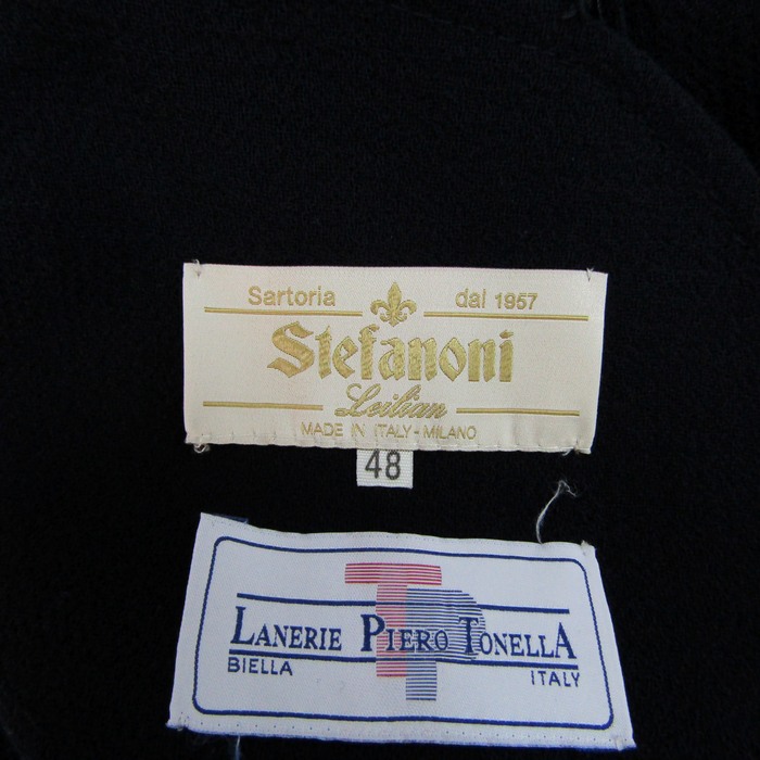 leilian - レリアン テーラードジャケット Stefanoni フォーマル 大きいサイズ イタリア製 レディース 13+サイズ ネイビー Leilian レリアン テーラードジャケット Stefanoni フォーマル 大きい