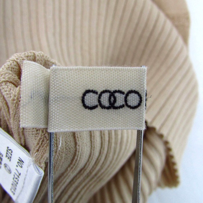 COCO DEAL - ココディール パフスリーブニット トップス レディース 2サイズ ベージュ系 COCO DEAL ココディール パフスリーブニット トップス レディース 2サイズ