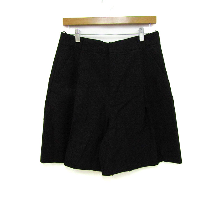 【未使用】ザラ ZARA 麻 リネン キュロット パンツ（S） ザラ ショートパンツ ボトムス キュロット リネン混 未使用品