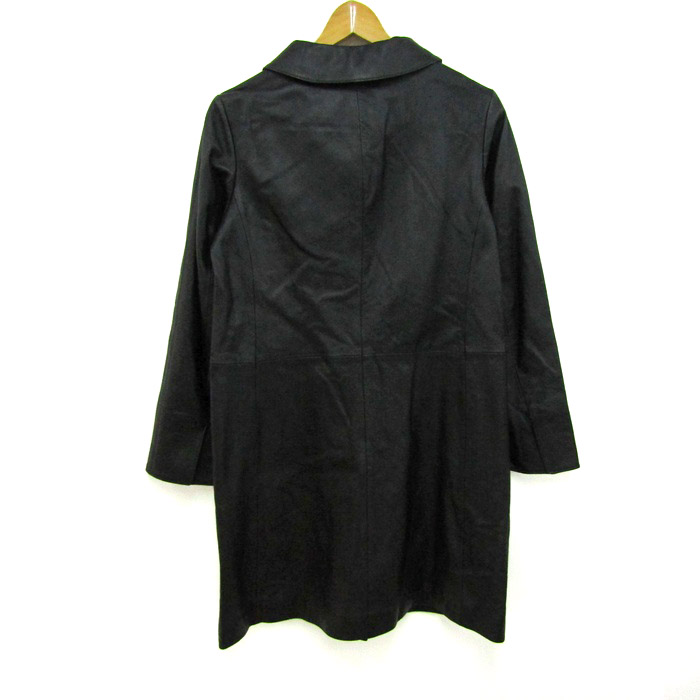 49AV JUNKO SHIMADA 黒ラム革 レザーコート サイズ9