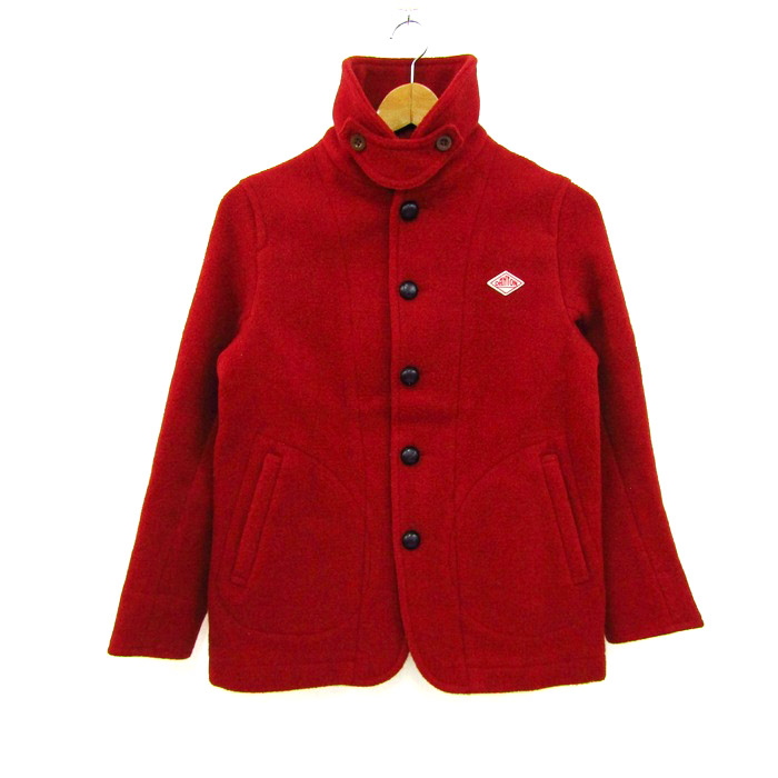 30%OFF】DANTON / ショート丈ノーカラーコート （34サイズ / 36