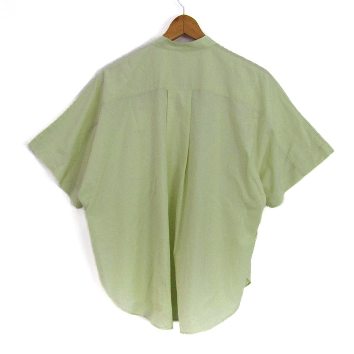 新品BEAUTY&YOUTH ネイビー 半袖シャツ L ビームス アローズ WEB限定 WARDROBE SMART】 Reflax オープンカラー シャツ