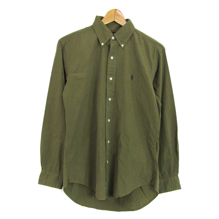 RRL ラルフローレン　オリーブグリーンウエスタンシャツ Sサイズ ☆ RRL ラルフローレン オリーブグリーンウエスタンシャツ S