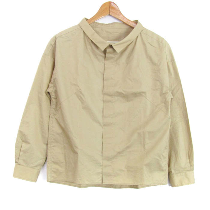 シンゾーン Shinzone FRILL NECK SHIRT オーバーサイズブラウス 長袖 34 ライトブルー 19AMSBL55 /DO ■OS レディース シンゾーン Shinzone FRILL NECK SHIRT オーバーサイズブラウス